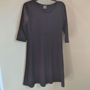 Dark purple dress